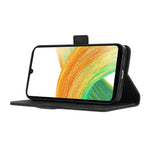 ABEEL Til Samsung Galaxy A33 5G Etui PU-læder RFID-blokerende 3 kortpladser Standtelefoncover