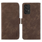 ABEEL Til Samsung Galaxy A33 5G Etui PU-læder RFID-blokerende 3 kortpladser Standtelefoncover