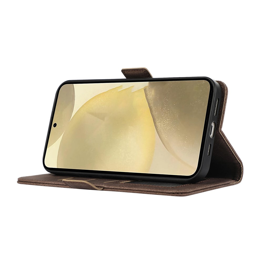 ABEEL For Samsung Galaxy S21 4G / 5G Case Wallet Leather Cover RFID Blocking Funtion