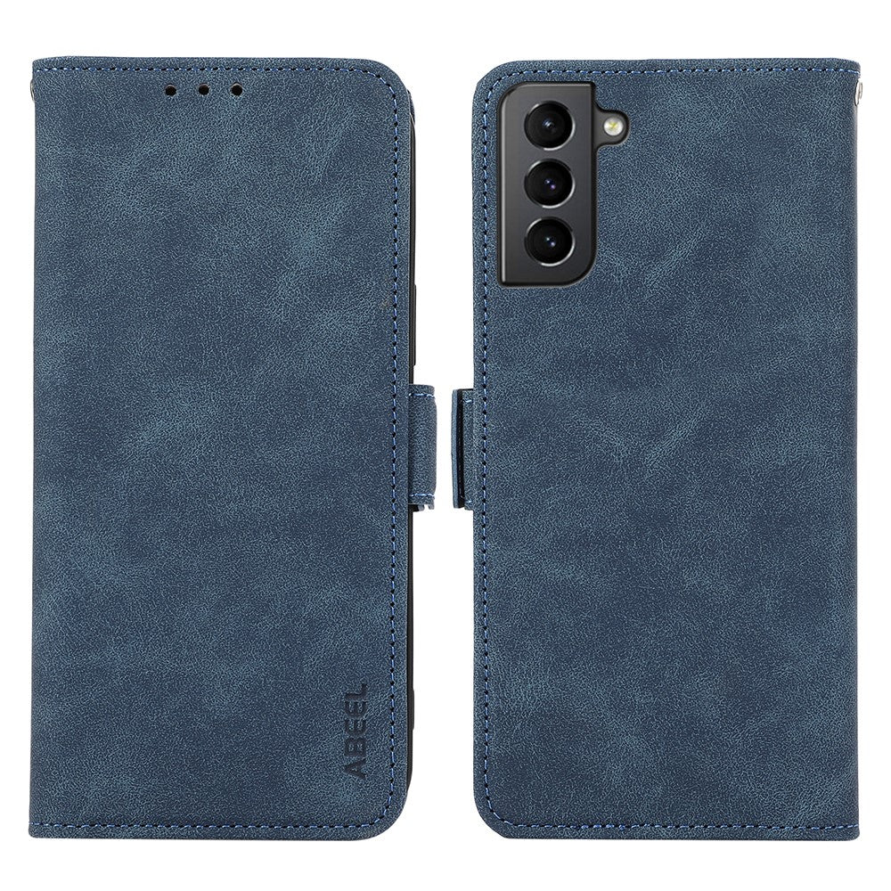 ABEEL For Samsung Galaxy S21 4G / 5G Case Wallet Leather Cover RFID Blocking Funtion
