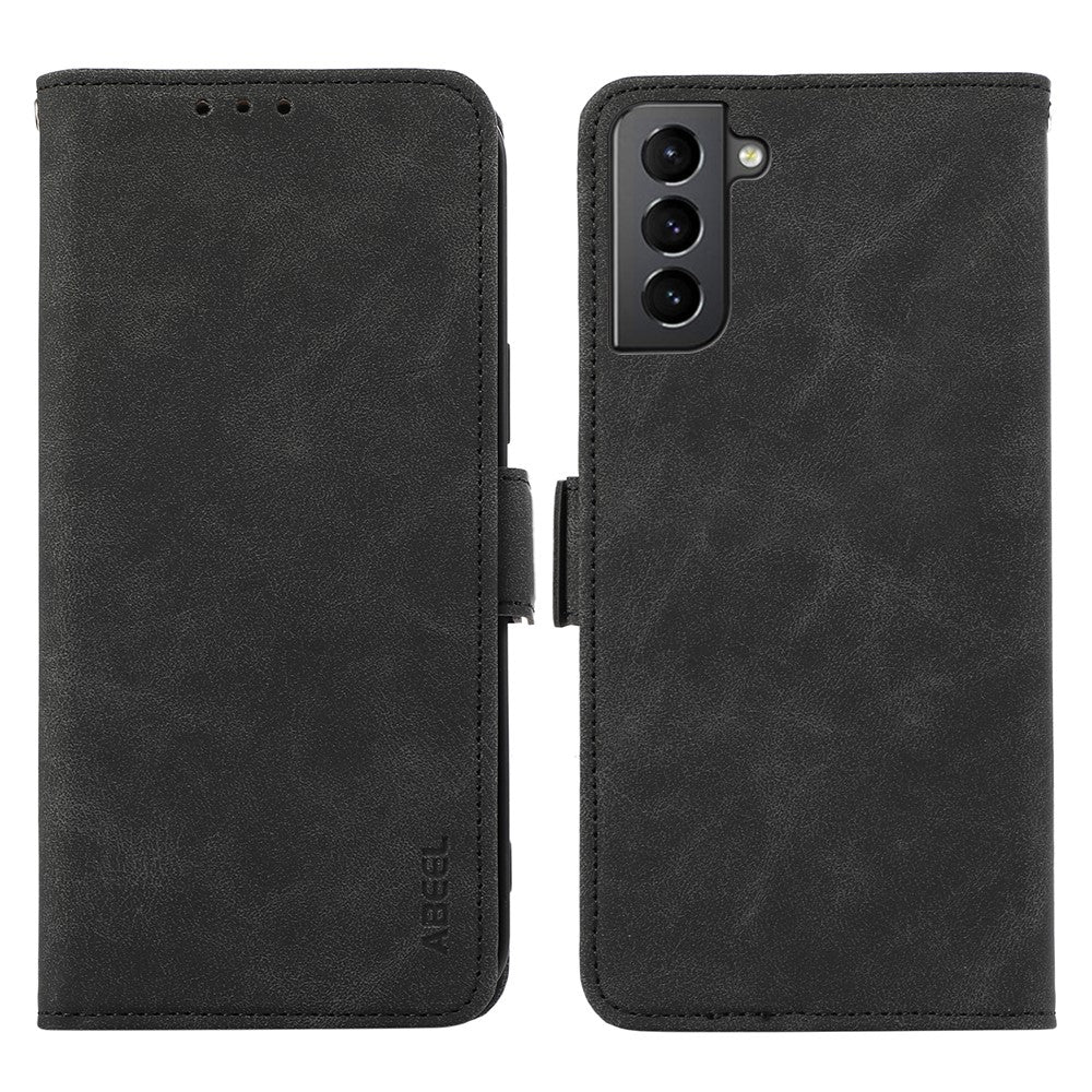 ABEEL For Samsung Galaxy S21 4G / 5G Case Wallet Leather Cover RFID Blocking Funtion
