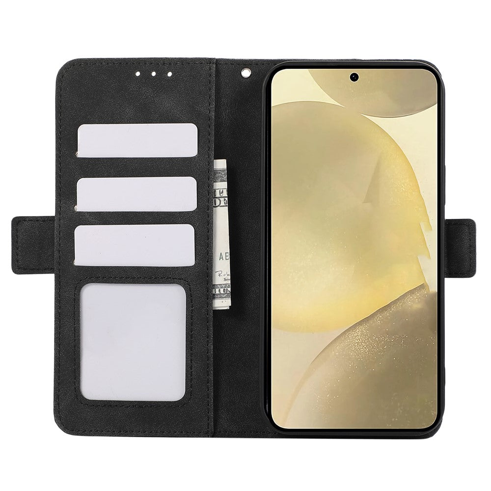ABEEL For Samsung Galaxy S23+ Leather Case RFID Blocking Wallet Phone Cover Side Magnetic Clasp