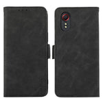ABEEL For Samsung Galaxy Xcover 5 Case RFID Blocking Leather Phone Cover with Side Magnetic Clasp