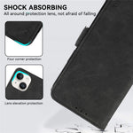 ABEEL For Samsung Galaxy Xcover 5 Case RFID Blocking Leather Phone Cover with Side Magnetic Clasp