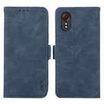ABEEL For Samsung Galaxy Xcover 5 Case RFID Blocking Leather Phone Cover with Side Magnetic Clasp
