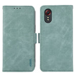 ABEEL For Samsung Galaxy Xcover 5 Case RFID Blocking Leather Phone Cover with Side Magnetic Clasp