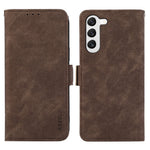 ABEEL Anti-Drop Cover for Samsung Galaxy S23 Side Magnetic Clasp RFID Blocking Leather Case