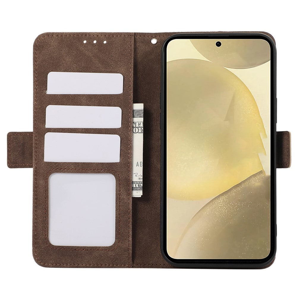 ABEEL Anti-Drop Cover for Samsung Galaxy S23 Side Magnetic Clasp RFID Blocking Leather Case