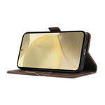 ABEEL Anti-Drop Cover for Samsung Galaxy S23 Side Magnetic Clasp RFID Blocking Leather Case