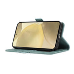 ABEEL For Samsung Galaxy S22 Ultra 5G Phone Case PU Leather Protective Cover RFID Blocking Stand