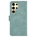ABEEL For Samsung Galaxy S22 Ultra 5G Phone Case PU Leather Protective Cover RFID Blocking Stand