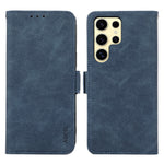 ABEEL For Samsung Galaxy S22 Ultra 5G Phone Case PU Leather Protective Cover RFID Blocking Stand