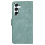 ABEEL Telefoncover til Samsung Galaxy S25 / S24 Wallet PU-læder RFID-blokerende flip telefonstativskal