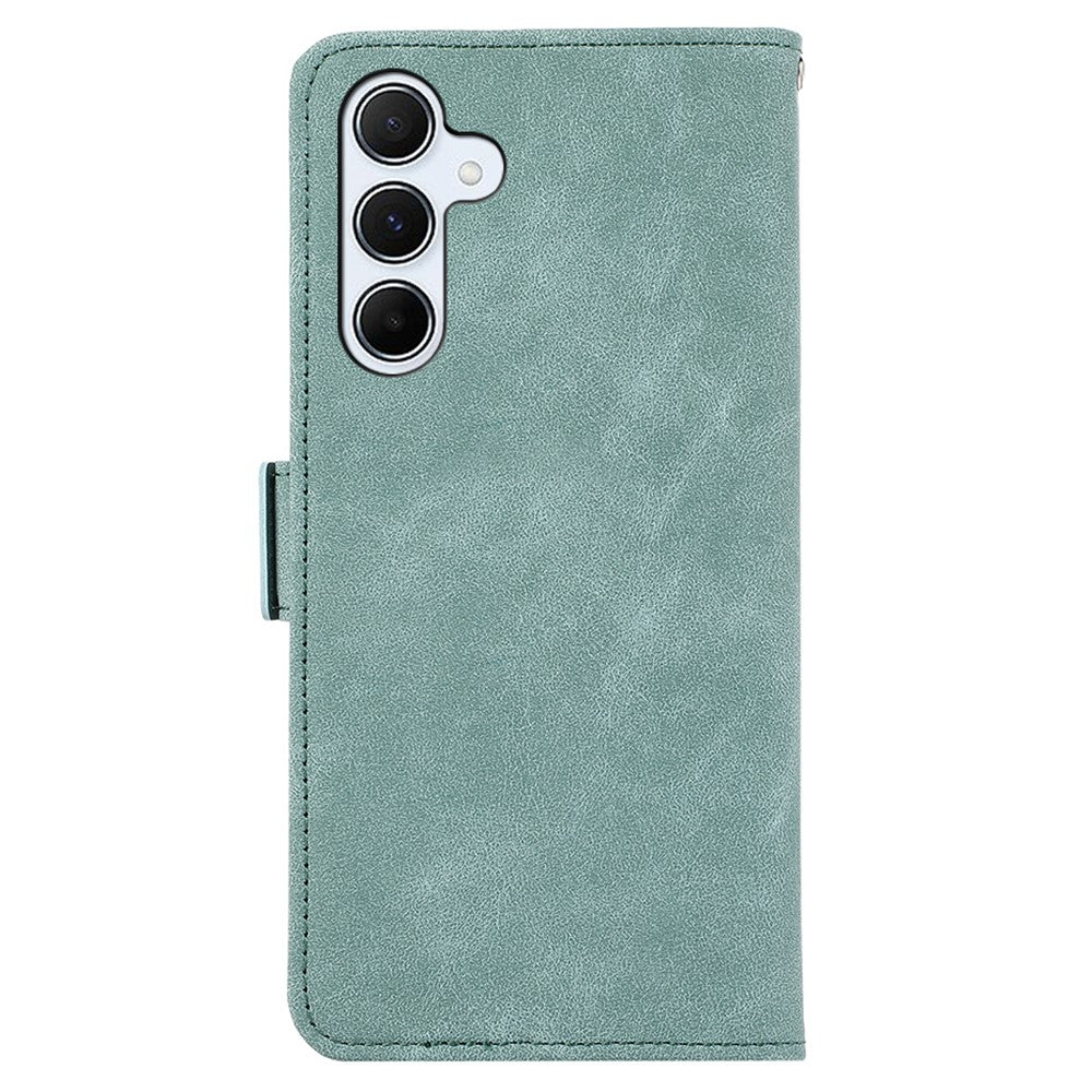 ABEEL Telefoncover til Samsung Galaxy S25 / S24 Wallet PU-læder RFID-blokerende flip telefonstativskal