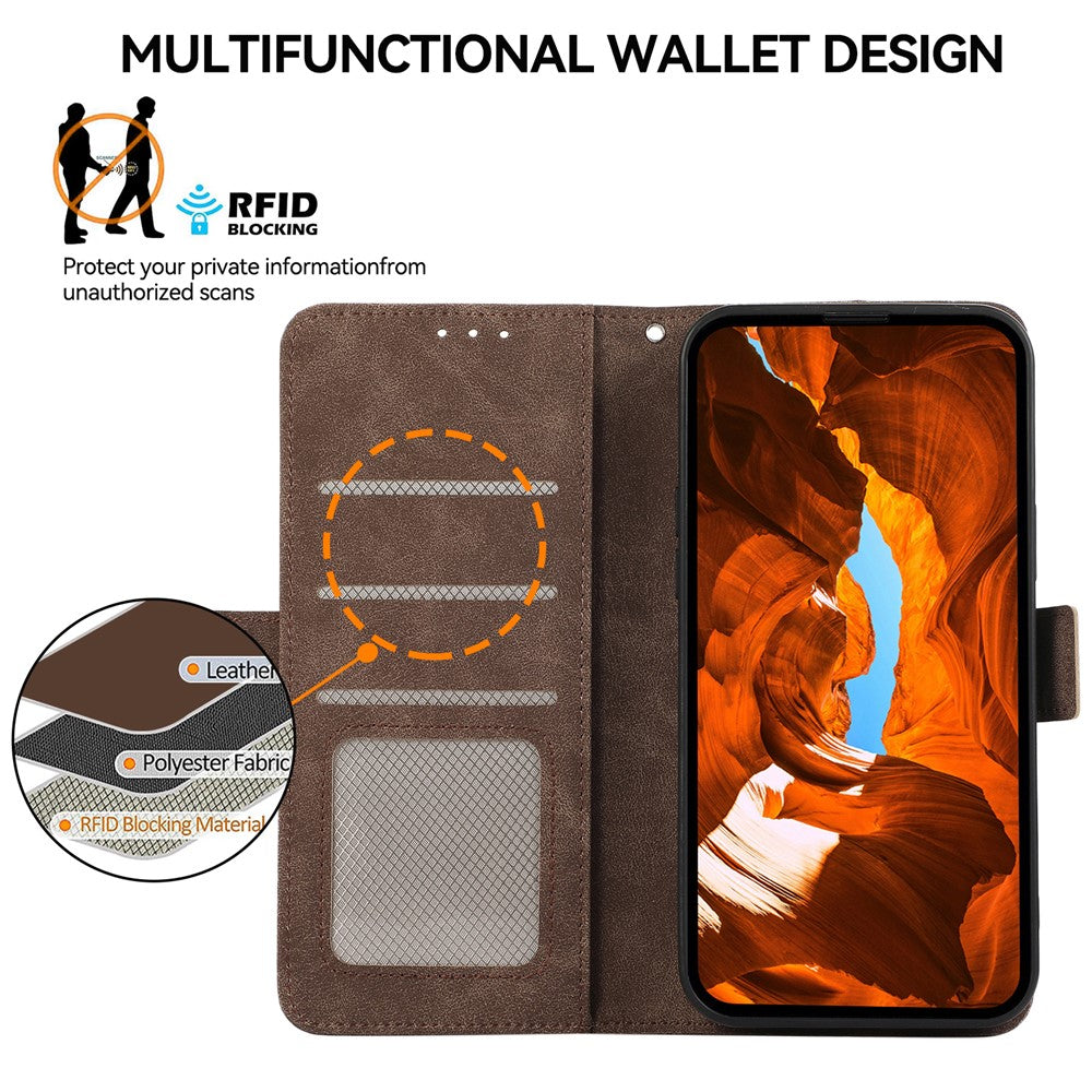 ABEEL For Samsung Galaxy A52 4G / 5G / A52s 5G Case RFID Blocking Wallet Phone Leather Cover