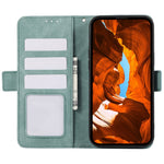 ABEEL Til Samsung Galaxy S22 5G Cover RFID-blokerende kortlommer Læderpung-cover