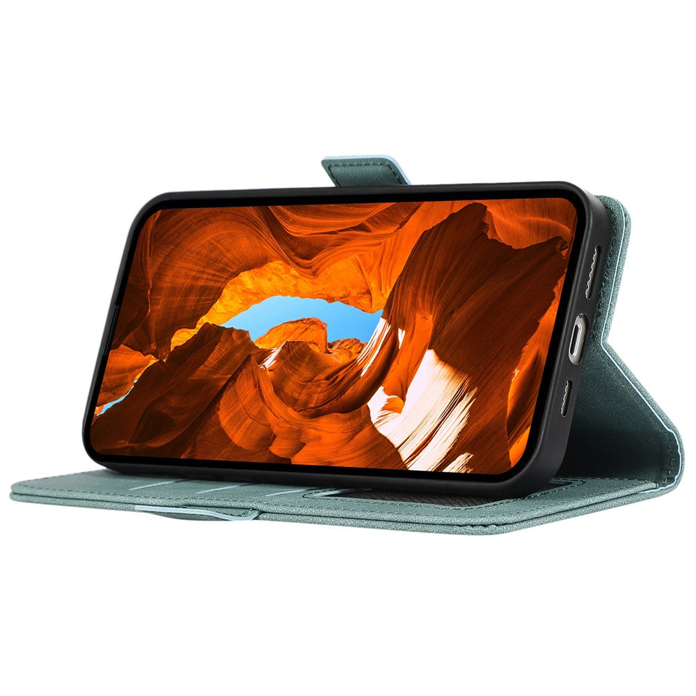 ABEEL Til Samsung Galaxy S22 5G Cover RFID-blokerende kortlommer Læderpung-cover