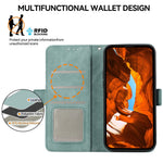 ABEEL Til Samsung Galaxy S22 5G Cover RFID-blokerende kortlommer Læderpung-cover