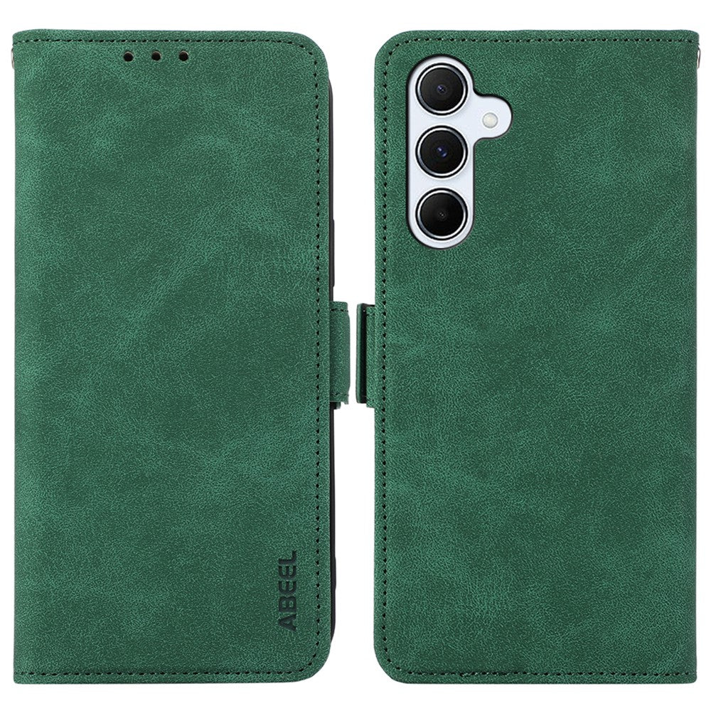 ABEEL For Samsung Galaxy S25+ / S24+ Phone Case Side Magnetic Clasp RFID Blocking Wallet Leather Cover
