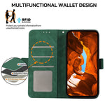 ABEEL For Samsung Galaxy S25+ / S24+ Phone Case Side Magnetic Clasp RFID Blocking Wallet Leather Cover
