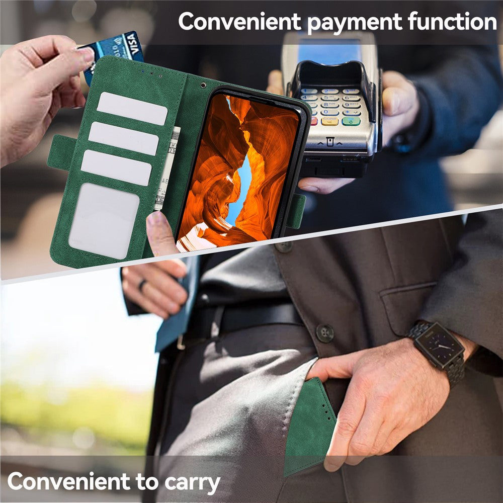 ABEEL For Samsung Galaxy S25+ / S24+ Phone Case Side Magnetic Clasp RFID Blocking Wallet Leather Cover