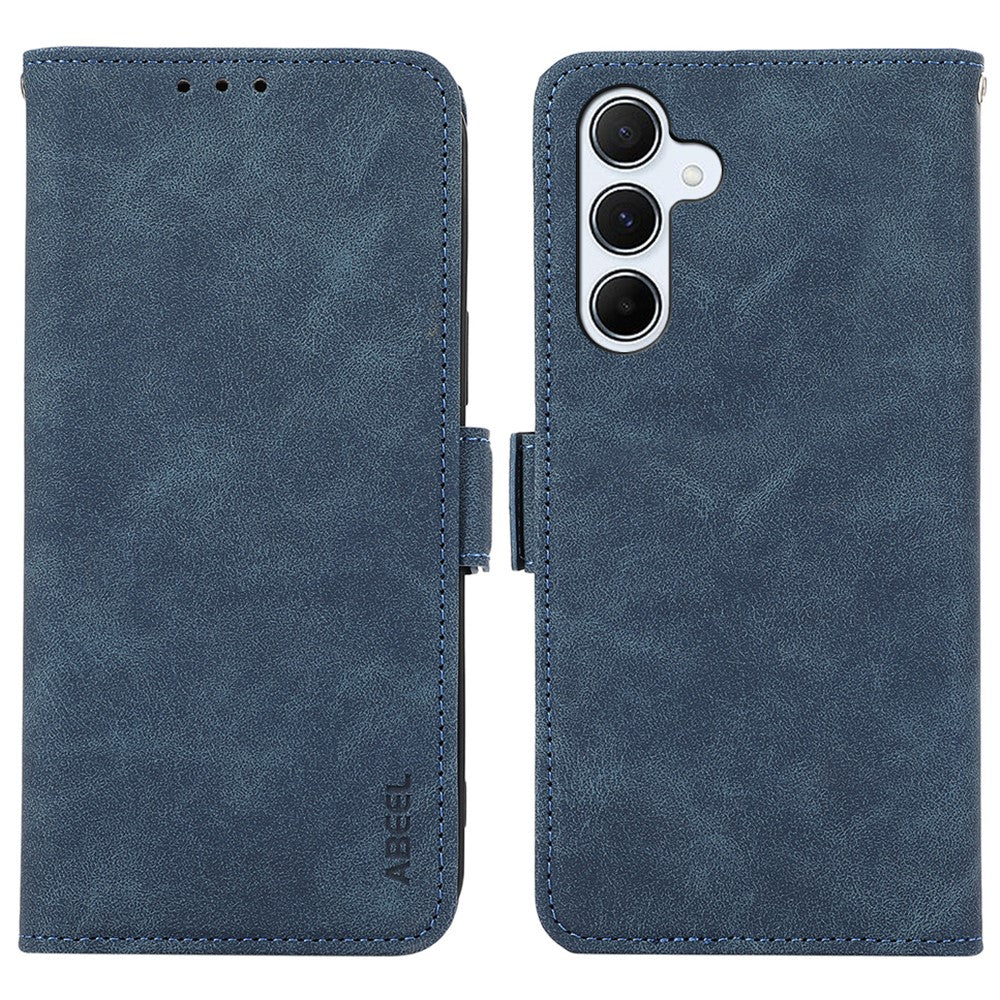 ABEEL For Samsung Galaxy S25+ / S24+ Phone Case Side Magnetic Clasp RFID Blocking Wallet Leather Cover