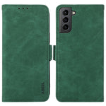 ABEEL For Samsung Galaxy S21+ 5G Case PU Leather Magnetic Clasp Protect RFID Blocking Phone Cover