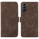 ABEEL For Samsung Galaxy S21+ 5G Case PU Leather Magnetic Clasp Protect RFID Blocking Phone Cover