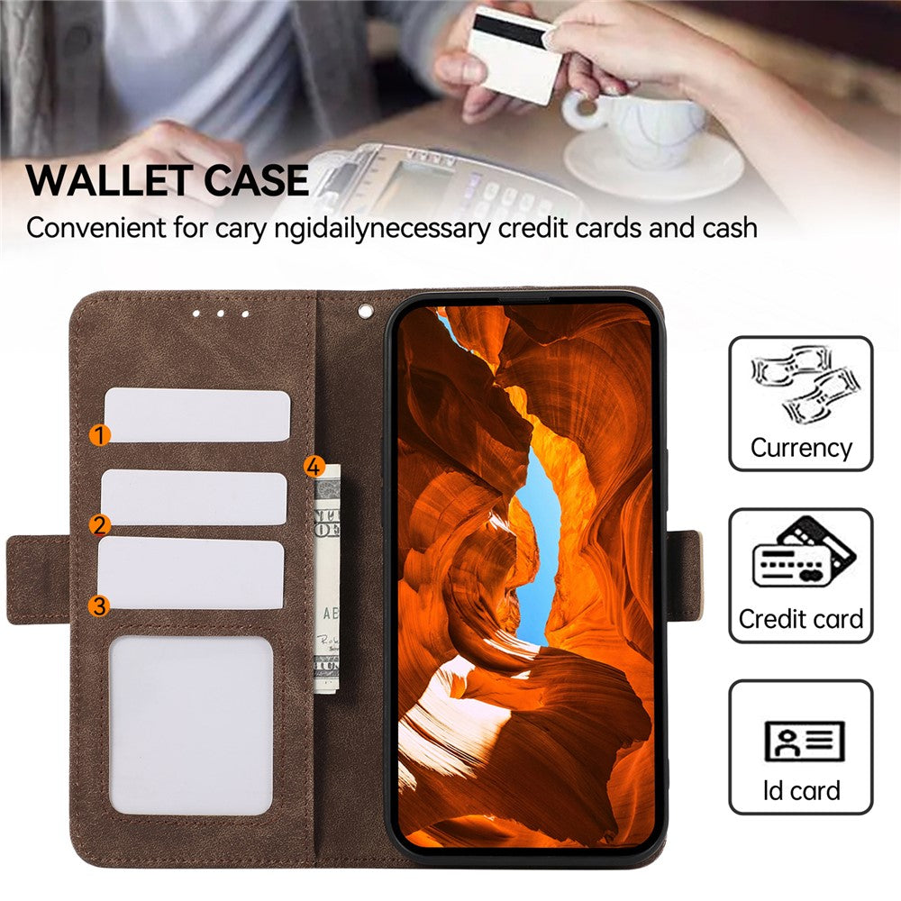 ABEEL Til Samsung Galaxy S21 Ultra 5G Pung Telefoncover Anti-fald RFID Blokerende Lædercover