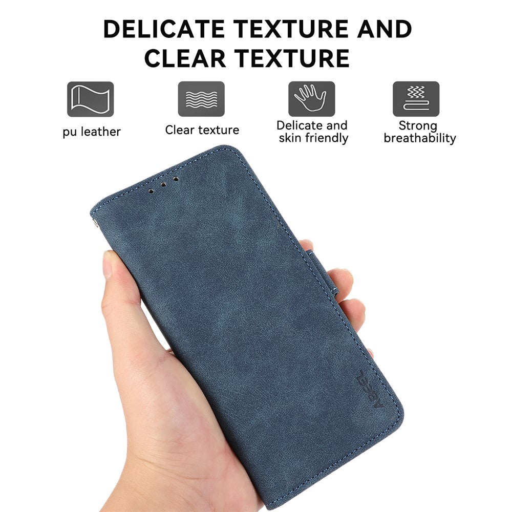 ABEEL For Samsung Galaxy S23 Ultra Case PU Leather Flip Book Protective Phone Cover RFID Blocking