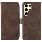 ABEEL For Samsung Galaxy S23 Ultra Case PU Leather Flip Book Protective Phone Cover RFID Blocking