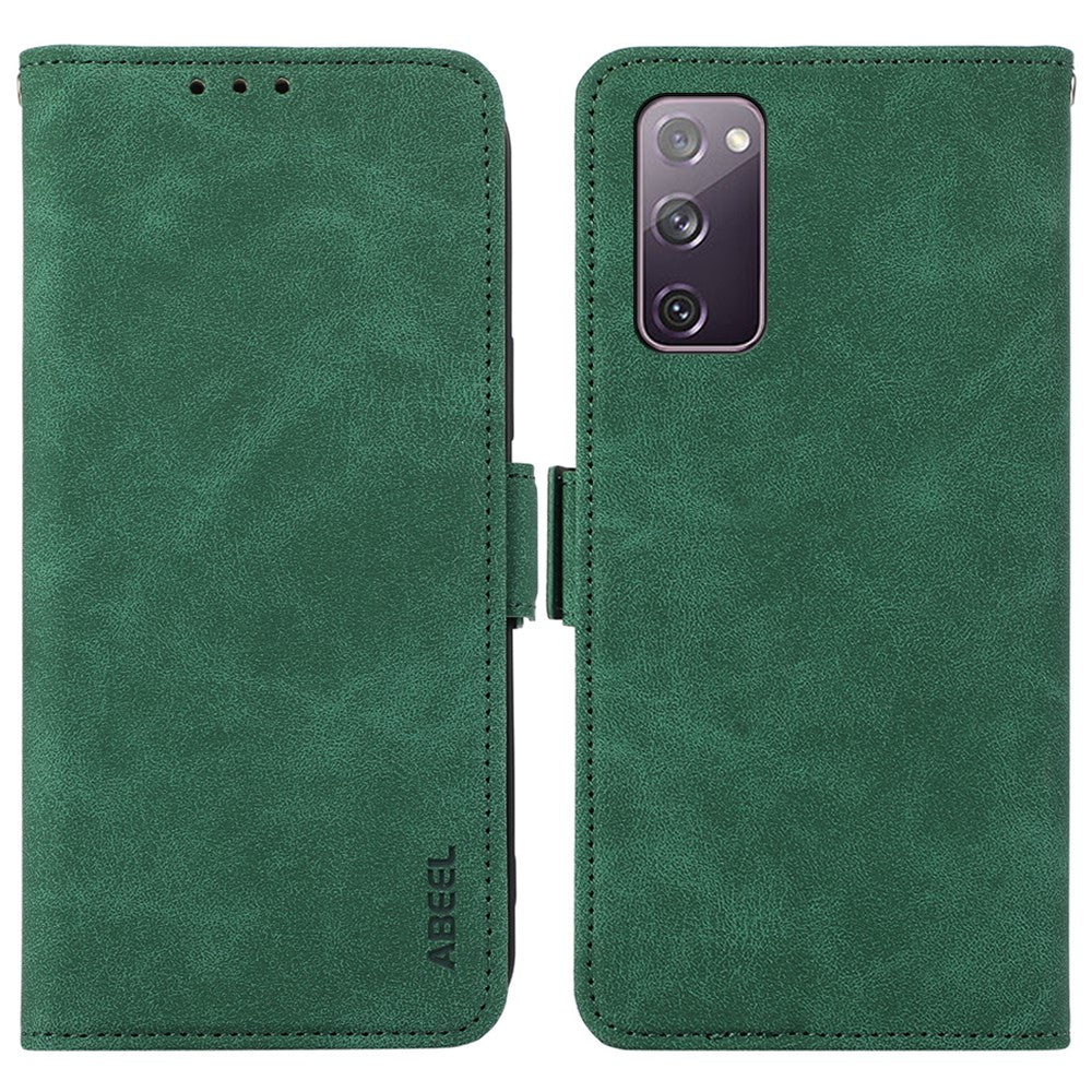 ABEEL For Samsung Galaxy S20 FE/S20 FE 5G/ S20 FE 2022/S20 Lite Magnetic Case RFID Blocking Folio Flip Style Phone Cover