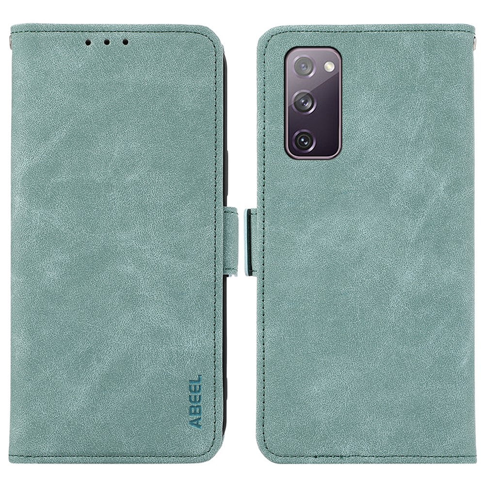 ABEEL For Samsung Galaxy S20 FE/S20 FE 5G/ S20 FE 2022/S20 Lite Magnetic Case RFID Blocking Folio Flip Style Phone Cover