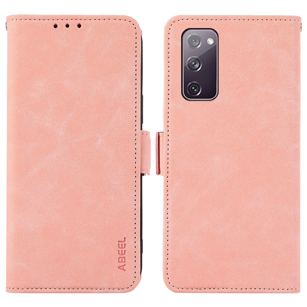 ABEEL For Samsung Galaxy S20 FE/S20 FE 5G/ S20 FE 2022/S20 Lite Magnetic Case RFID Blocking Folio Flip Style Phone Cover