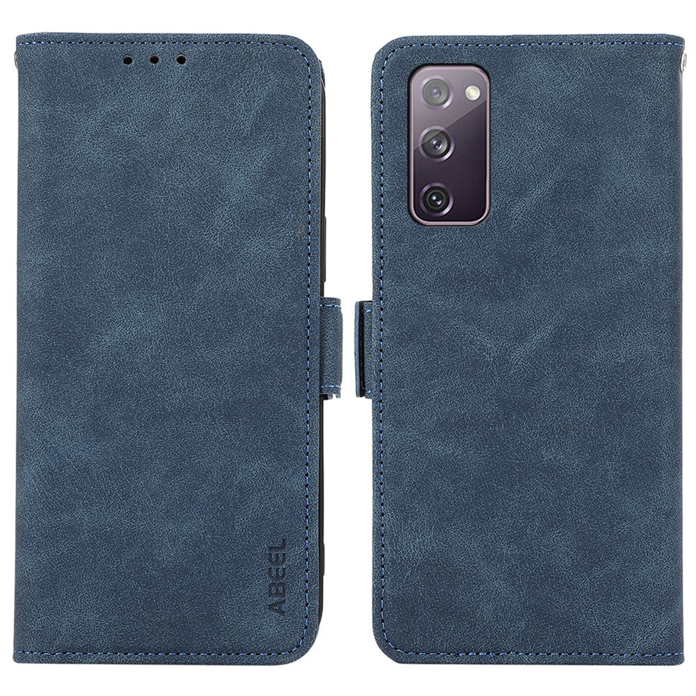 ABEEL For Samsung Galaxy S20 FE/S20 FE 5G/ S20 FE 2022/S20 Lite Magnetic Case RFID Blocking Folio Flip Style Phone Cover