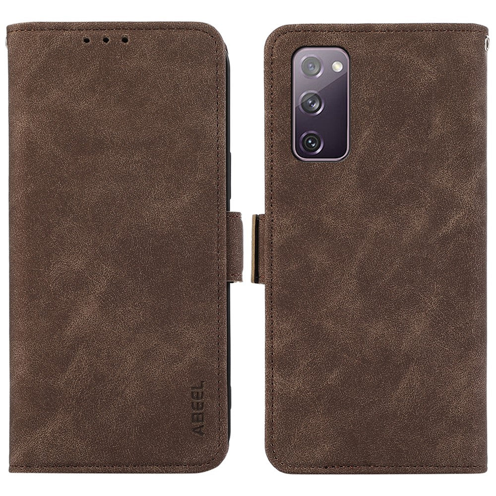 ABEEL For Samsung Galaxy S20 FE/S20 FE 5G/ S20 FE 2022/S20 Lite Magnetic Case RFID Blocking Folio Flip Style Phone Cover