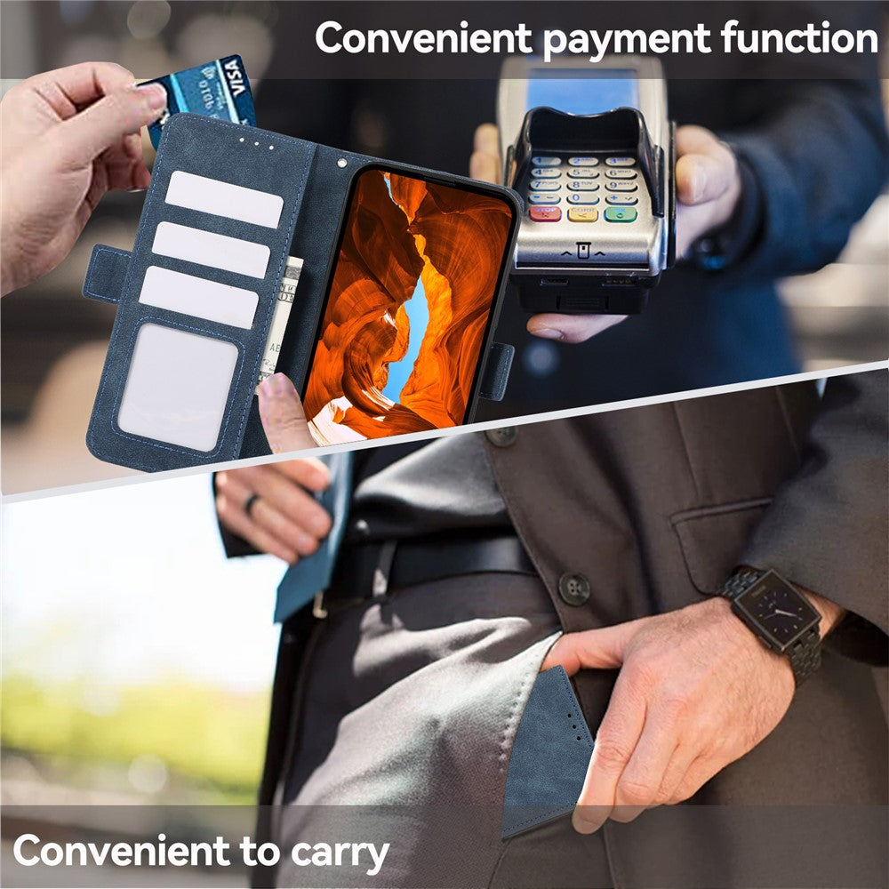 ABEEL For iPhone 12 Pro Leather Case RFID Blocking Wallet Phone Cover Side Magnetic Clasp