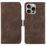 ABEEL For iPhone 12 Pro Leather Case RFID Blocking Wallet Phone Cover Side Magnetic Clasp