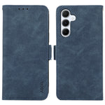 ABEEL For Samsung Galaxy A24 4G (162.1 x 77.6 x 8.3mm) PU Leather Case RFID Blocking Phone Stand Protective Shell