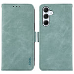 ABEEL For Samsung Galaxy A24 4G (162.1 x 77.6 x 8.3mm) PU Leather Case RFID Blocking Phone Stand Protective Shell