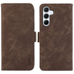 ABEEL For Samsung Galaxy A24 4G (162.1 x 77.6 x 8.3mm) PU Leather Case RFID Blocking Phone Stand Protective Shell