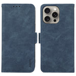 ABEEL For iPhone 15 Pro Max Wallet Case PU Leather Stand Blocking RFID Phone Cover