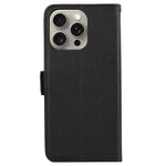 ABEEL Til iPhone 12 6,1 tommer / 12 Pro 6,1 tommer Telefonbeskyttelsesetui RFID-blokerende læderstand Litchi-tekstur