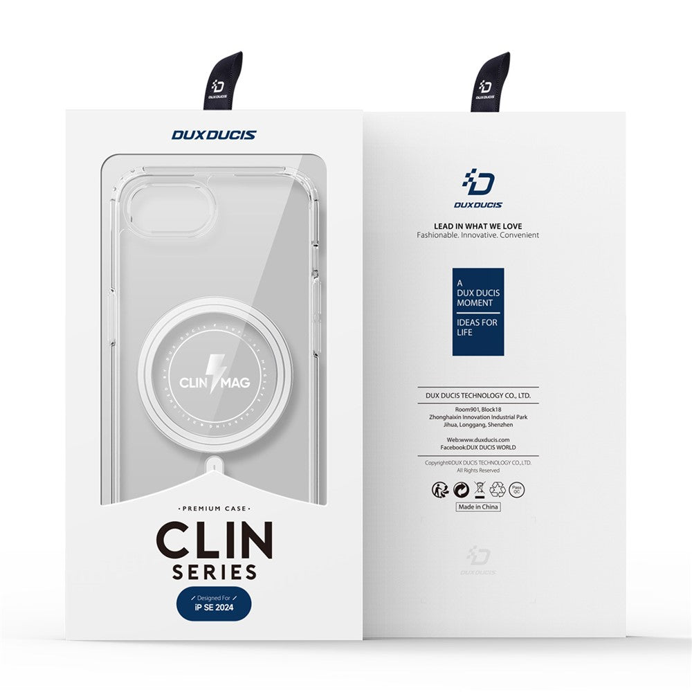 DUX DUCIS Clin Series Phone Case for iPhone 17th / 16th Clear Case Compatible with MagSafe PC + TPU Phone Cover