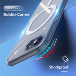 DUX DUCIS Clin Series Phone Case for iPhone 17th / 16th Clear Case Compatible with MagSafe PC + TPU Phone Cover