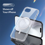 DUX DUCIS Clin Series Phone Case for iPhone 17th / 16th Clear Case Compatible with MagSafe PC + TPU Phone Cover