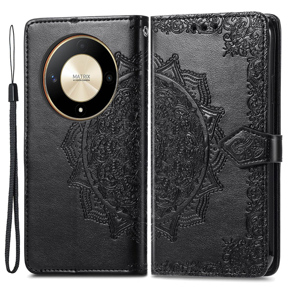 For Honor X9b 5G / Magic6 Lite 5G / X50 5G Case Mandala Flower Wallet Leather Phone Cover