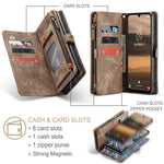 For Samsung Galaxy A25 5G (Global) (161mm) Phone Cases CASEME 008 Leather Cover with Detachable Wallet and Strap