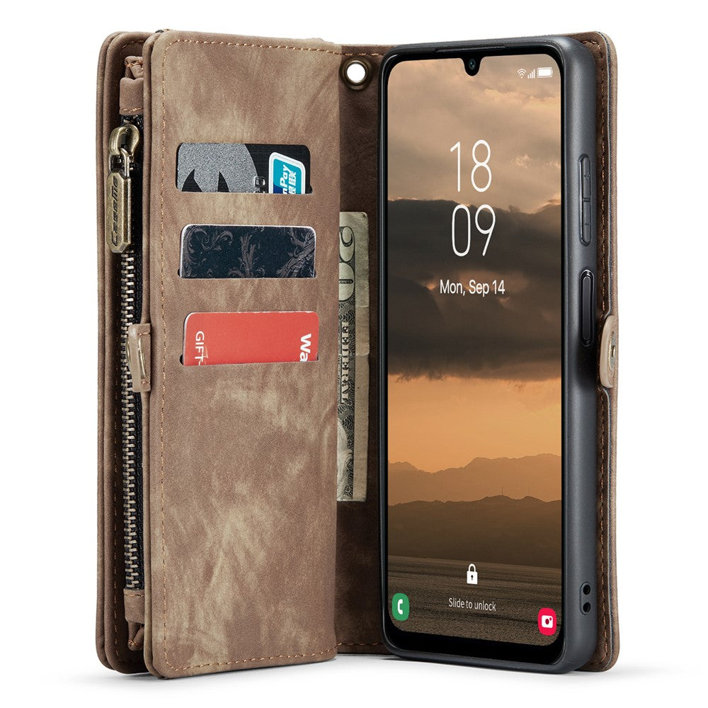 For Samsung Galaxy A25 5G (Global) (161mm) Phone Cases CASEME 008 Leather Cover with Detachable Wallet and Strap