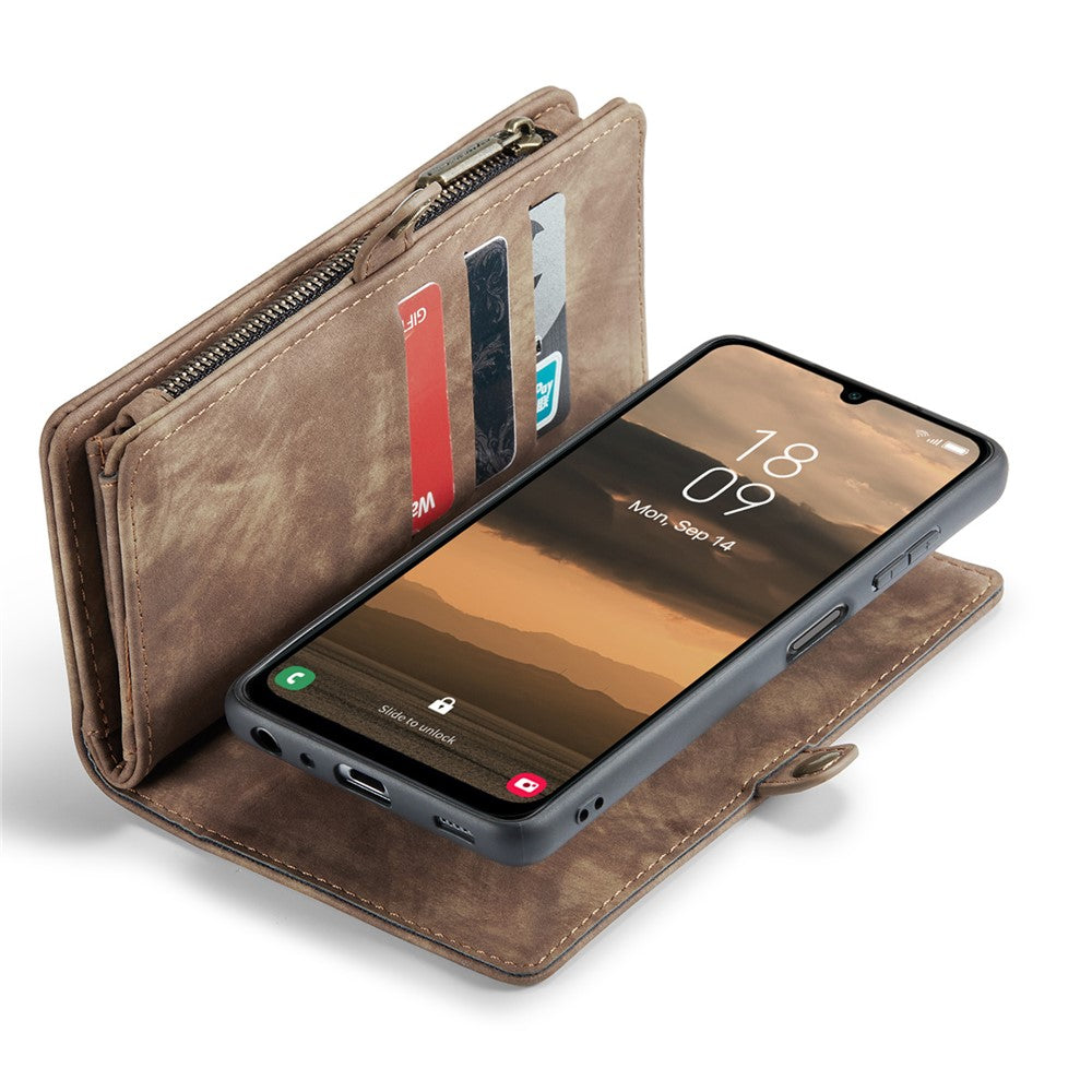 For Samsung Galaxy A25 5G (Global) (161mm) Phone Cases CASEME 008 Leather Cover with Detachable Wallet and Strap